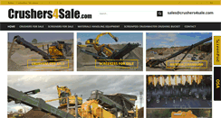 Desktop Screenshot of crushers4sale.com