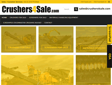 Tablet Screenshot of crushers4sale.com